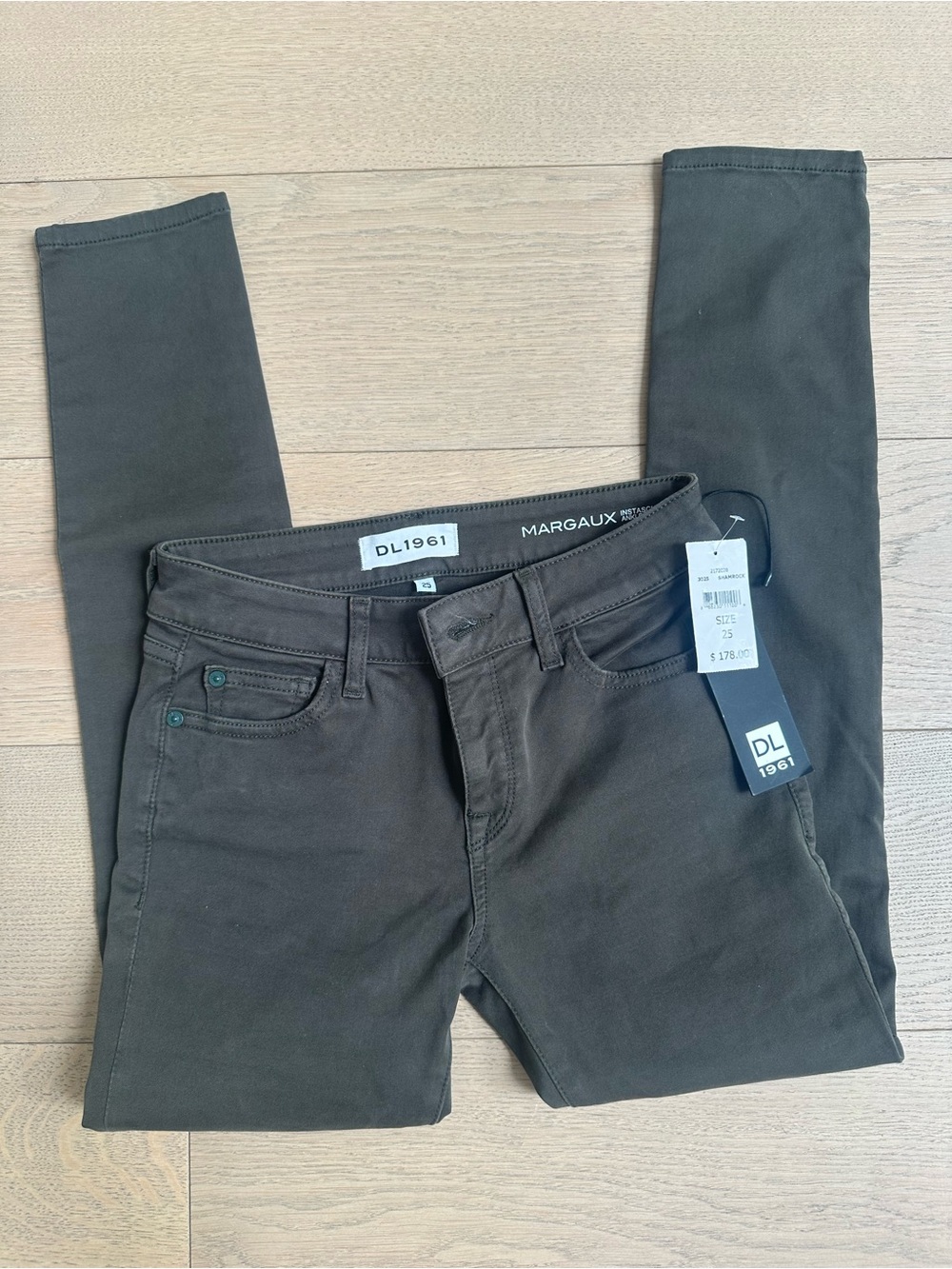 DL1961 Margaux Slim Men's Jeans in Olive Green